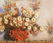 Claude Monet Chrysanthemums ss oil painting picture wholesale